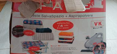 Buste salvaspazio + aspirapolvere
