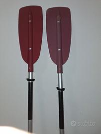 Coppia di pagaie monoblocco kayak/canoa