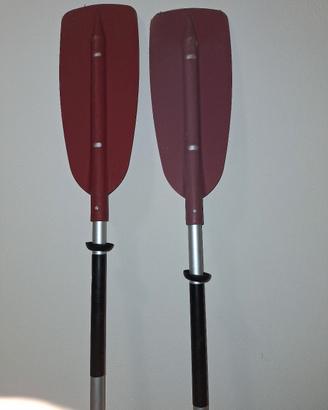 Coppia di pagaie monoblocco kayak/canoa