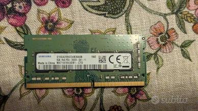 8GB RAM SAMSUNG DDR4 PC4-2666V SODIMM