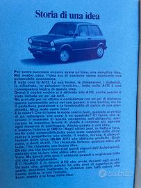 Brochure pubblicitaria Autobianchi A112