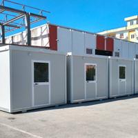 Monoblocco prefabbricato cantiere box coibentato