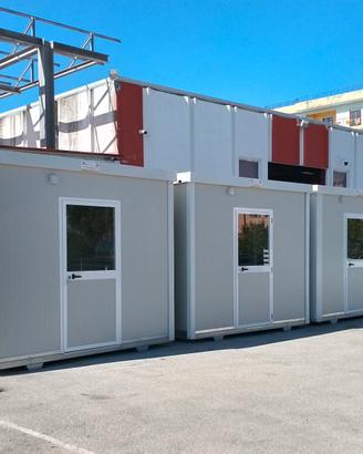 Monoblocco prefabbricato cantiere box coibentato