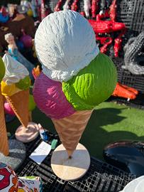 Statua Gelato Vetroresina