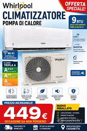 Climatizzatore A+++ WHIRLPOOL 6° - 9 btu
