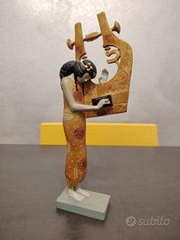 Statuetta Musicista Art Nouveau