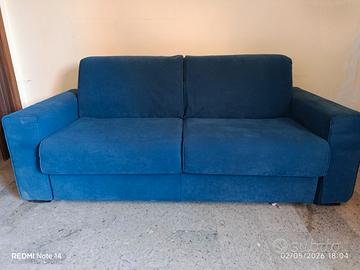 divano letto matrimoniale in microfibra sfoderabie