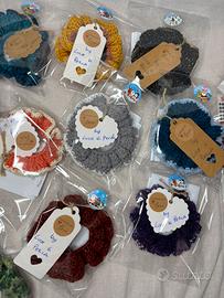 Elastici per cappelli scrunchies uncinetto