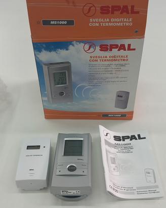 sveglia digitale con termometro spal