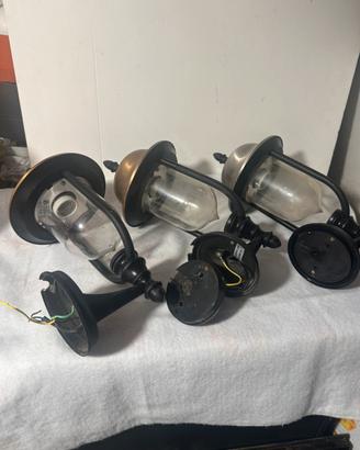 3 Lampade da parete