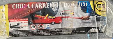 Cric carrello idraulico con valigia mai usato