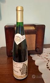 Bottiglia vino riesling d'Alsazia 1987 collezione