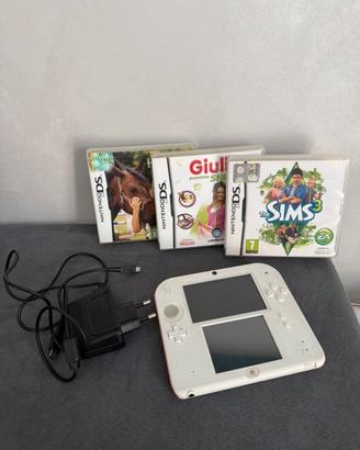 Nintendo 2DS + 4 giochi + memoria 4GB