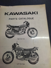 Catalogo parti motore e telaio Kawasaki 750 h2