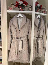 Cappotto donna trapuntato beige Linda's tg.M/L