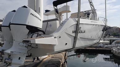 BARCA MINGOLLA BRAVA WA28 CON HONDA BF250D WHITE