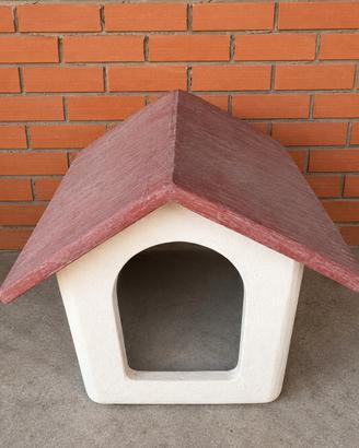 casetta per cani in cemento  alta 80cm