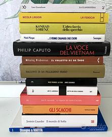 13 libri di varie edizioni
