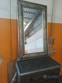 credenza con specchio marocchino 