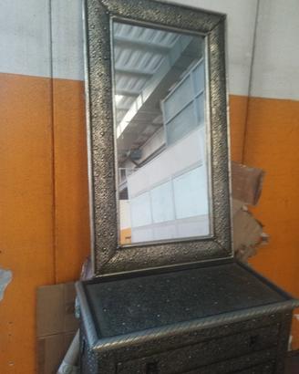 credenza con specchio marocchino 
