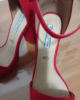 Scarpe donna colore rosso