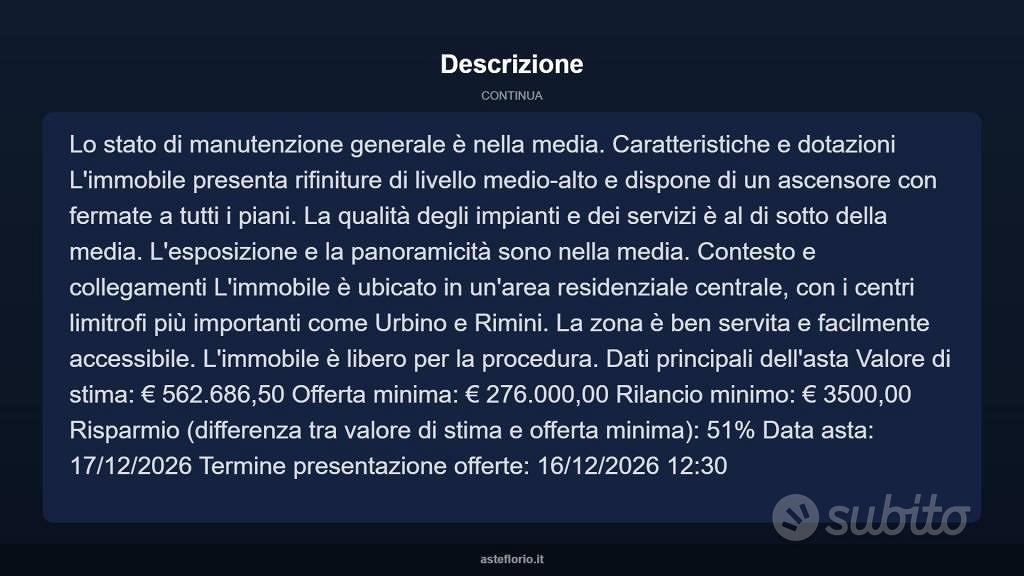 Appartamento – Carpegna, Ca' Vandi - Altro