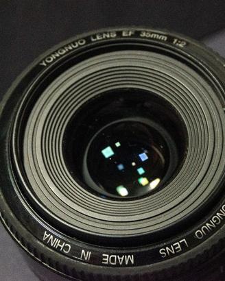 Obiettivo Yongnuo 35mm f/2 per Canon EF