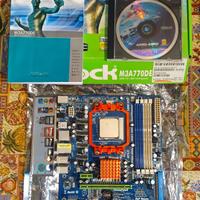 AMD B.E. 560 + Asrock M3A770DE + Scatola + manuale