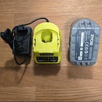 kit batteria caricatore 4ah ryobi