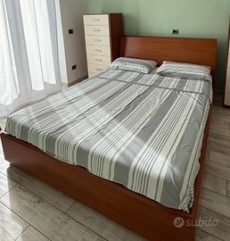 Letto Matrimoniale Contenitore + Materasso gratis