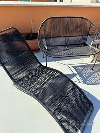 Set da esterno Copacabana – divanetto + lettino