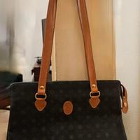 Borsa vintage Montecarlo di Filanti in pelle e can