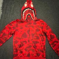 felpa bape rossa