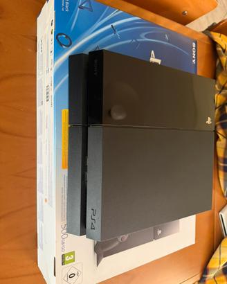sony playstation 4 FAT jet black 500GB