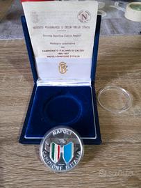 medaglia commemorativa scudetto napoli 86/87