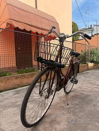 Bici Graziella con cestino dinamo e catena