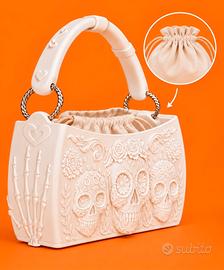 borsa bianca stampata in 3D 
