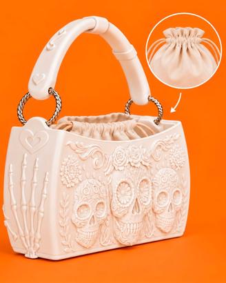 borsa bianca stampata in 3D 