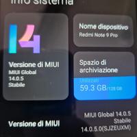 Redmi note 9 pro 128gb colore ghiaccio