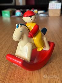 Cavallo a dondolo vintage Rocky Jocky - Ambi Toys