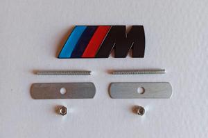 Emblema fregio BMW Msport nero griglia anteriore