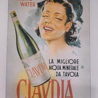 Arte pubblicitaria - F. Mairani "Acqua Claudia"