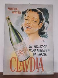 Arte pubblicitaria - F. Mairani "Acqua Claudia"