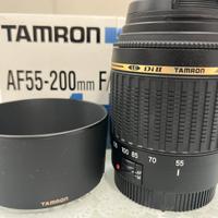 Obiettivo Tamron 55-200 mm per Canon