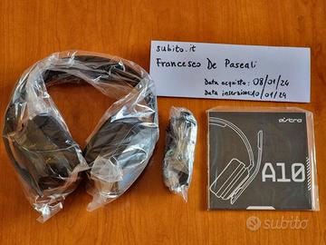 NUOVE SIGILLATE Cuffie Gaming ASTRO A10 Logitech