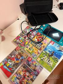 Nintendo Switch Lite Turchese 5 Giochi come Nuovo