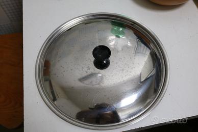 COPERCHIO PENTOLA DI 30 cm IN ACCIAIO INOX