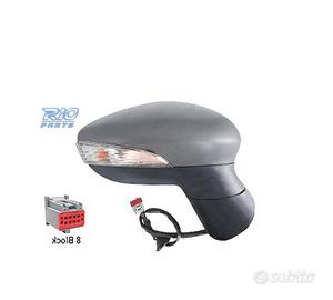 SPECCHIO COMPLETO DESTRO FORD FIESTA 08-12 PIEGHEV