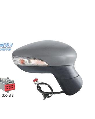 SPECCHIO COMPLETO DESTRO FORD FIESTA 08-12 PIEGHEV