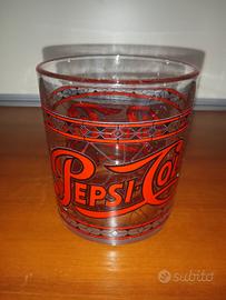 Bicchiere Pepsi Cola Vintage 1960 1970